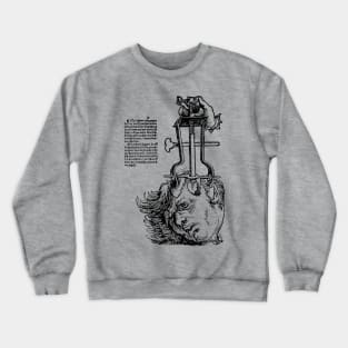 Medical Surgical Trephination Illustration Crewneck Sweatshirt